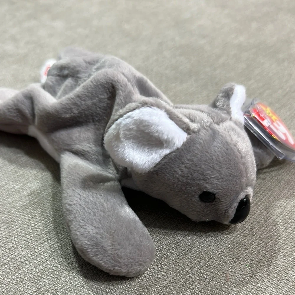 Ty Beanie Baby 1996 Mel Gray Koala Stuffed Animal Plush
